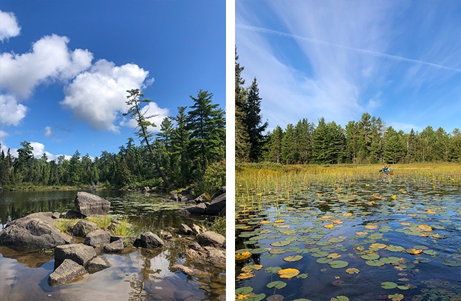 Water views at Boundary Waters Canoe Area Wilderness