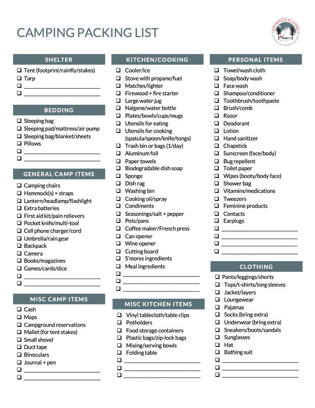 Car Camping Essentials List: Ultimate Printable Checklist!